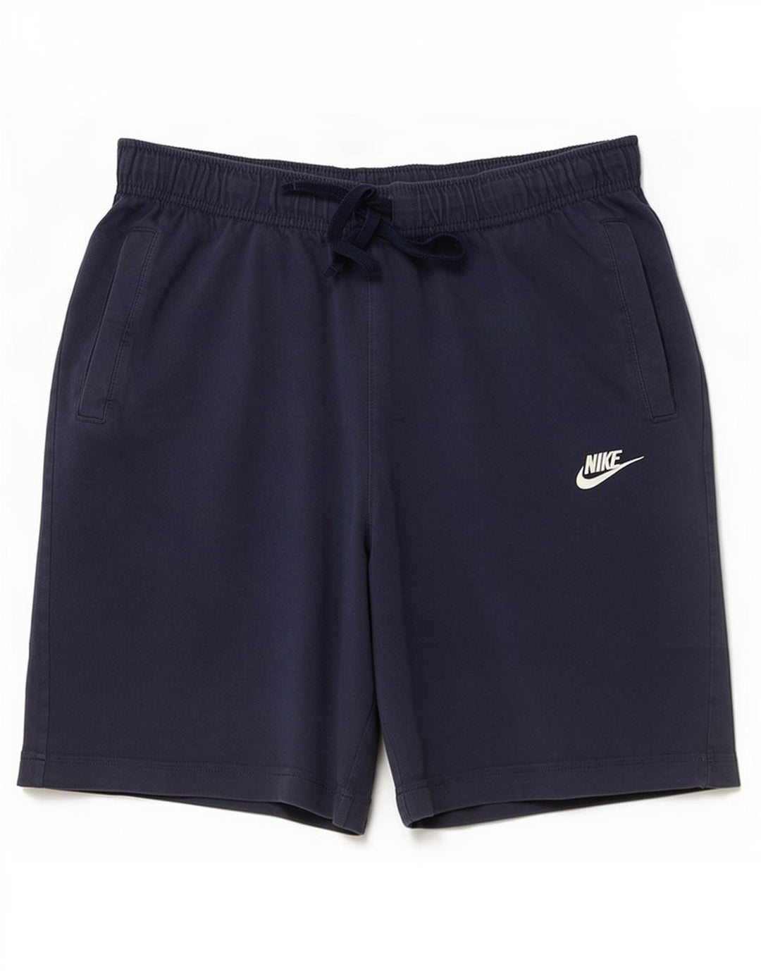 Pantaloni scurți sport Nike pentru bărbați, bumbac mediu, albastru bleumarin