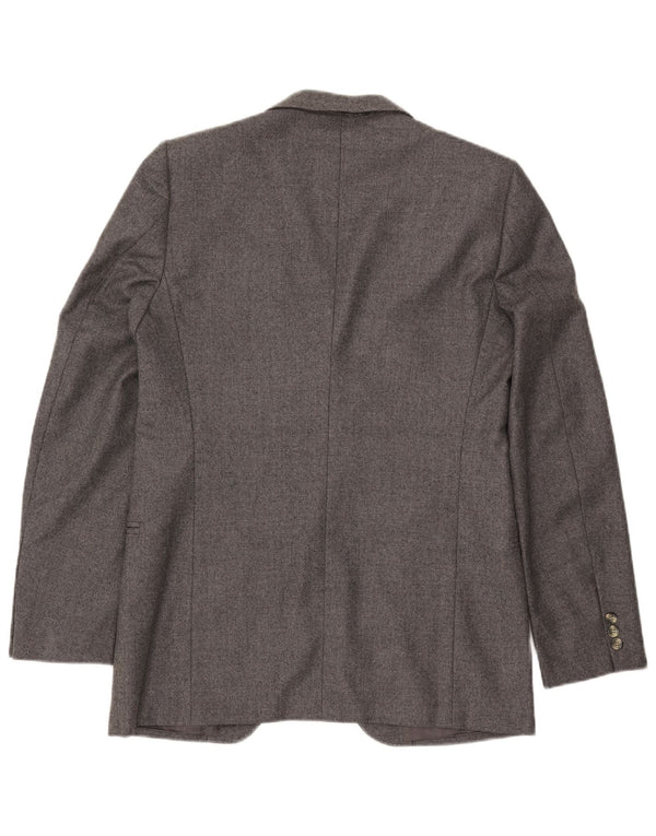 Jachetă pentru bărbați Cerruti 1881 cu 2 nasturi, UK 42 XL, lână gri