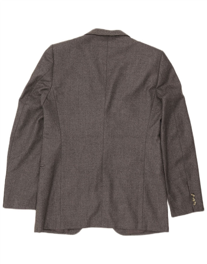 Jachetă pentru bărbați Cerruti 1881 cu 2 nasturi, UK 42 XL, lână gri