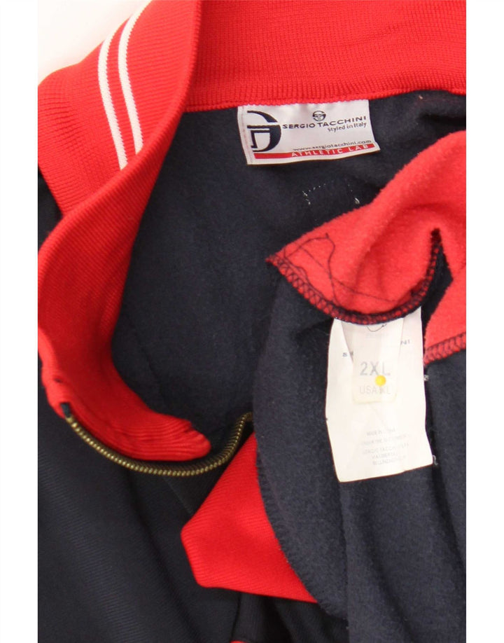 Jachetă de trening pentru bărbați Sergio Tacchini, 2XL, bleumarin, color block