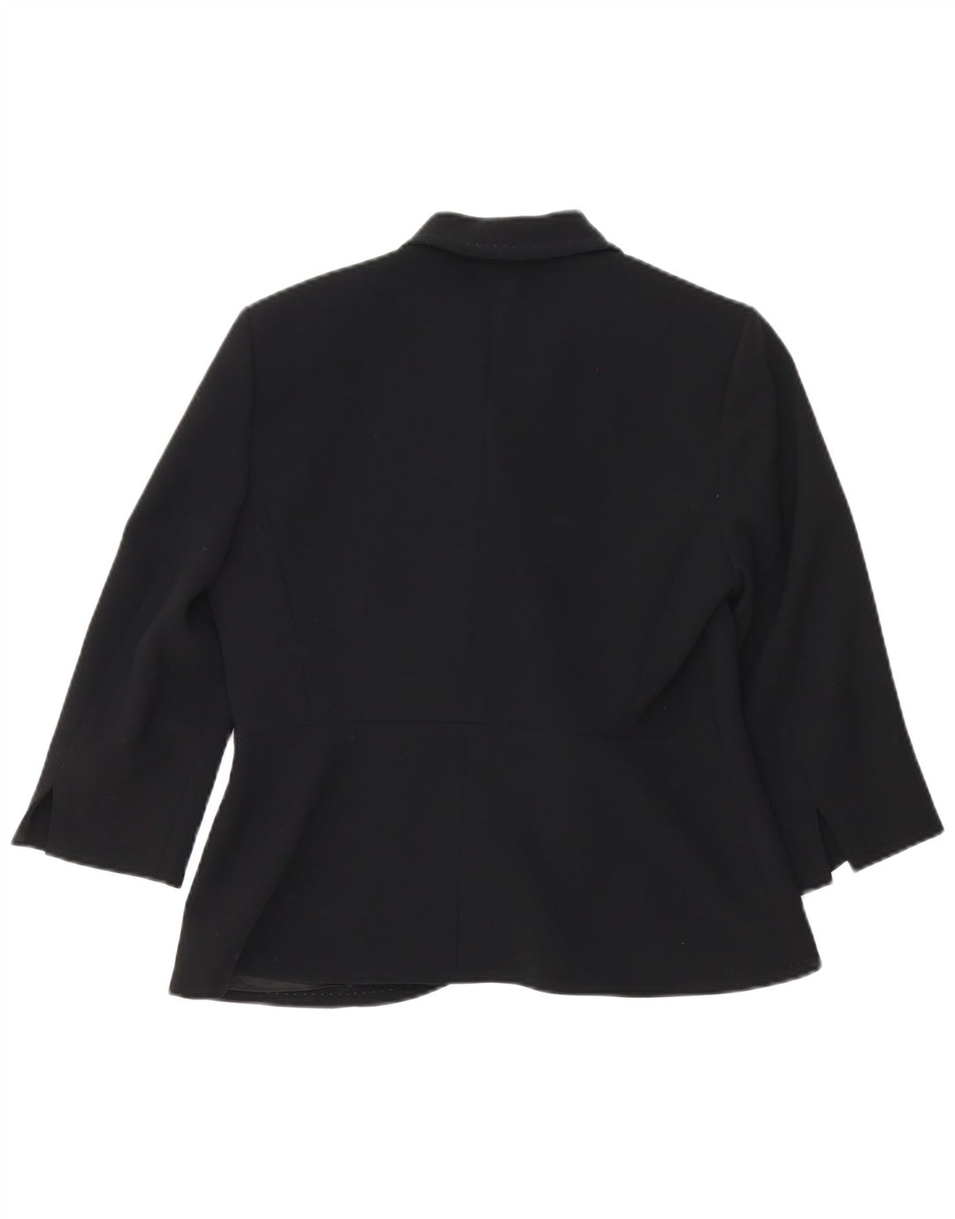 Sacou blazer pentru femei Max Mara, mânecă 3/4, 1 buton, UK 12, mediu negru, raion