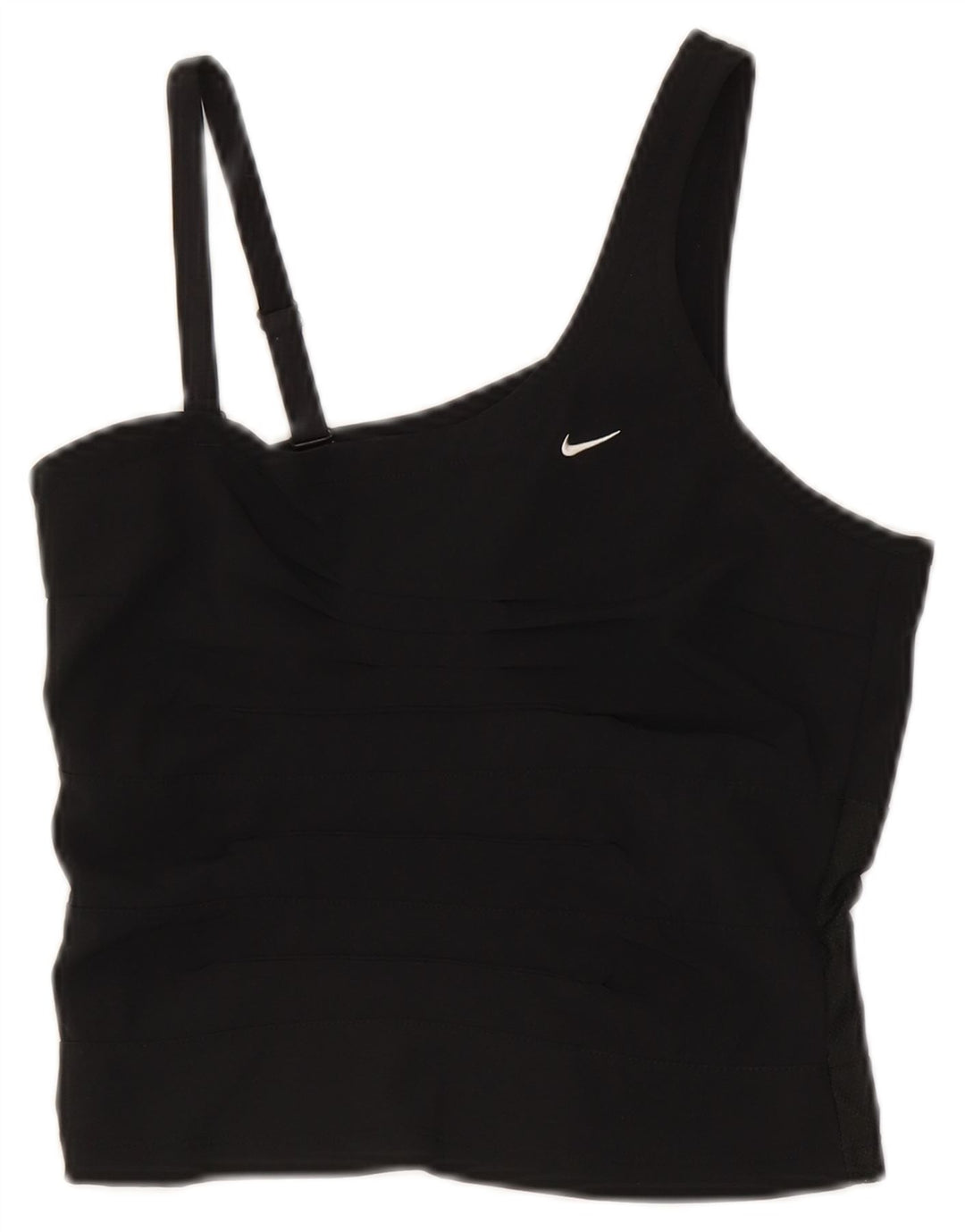 Vest Crop Top pentru femei Nike UK 8 Small Black