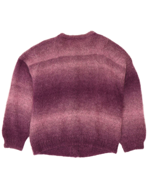 Pulover cardigan VINTAGE pentru femei, cu croiala lejeră, UK 18 XL, mov