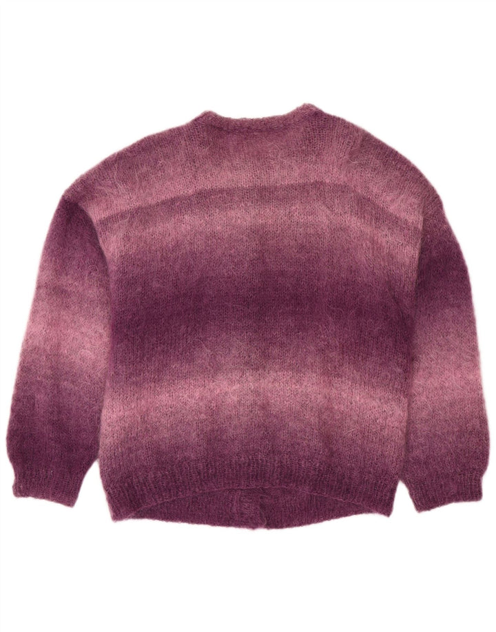 Pulover cardigan VINTAGE pentru femei, cu croiala lejeră, UK 18 XL, mov