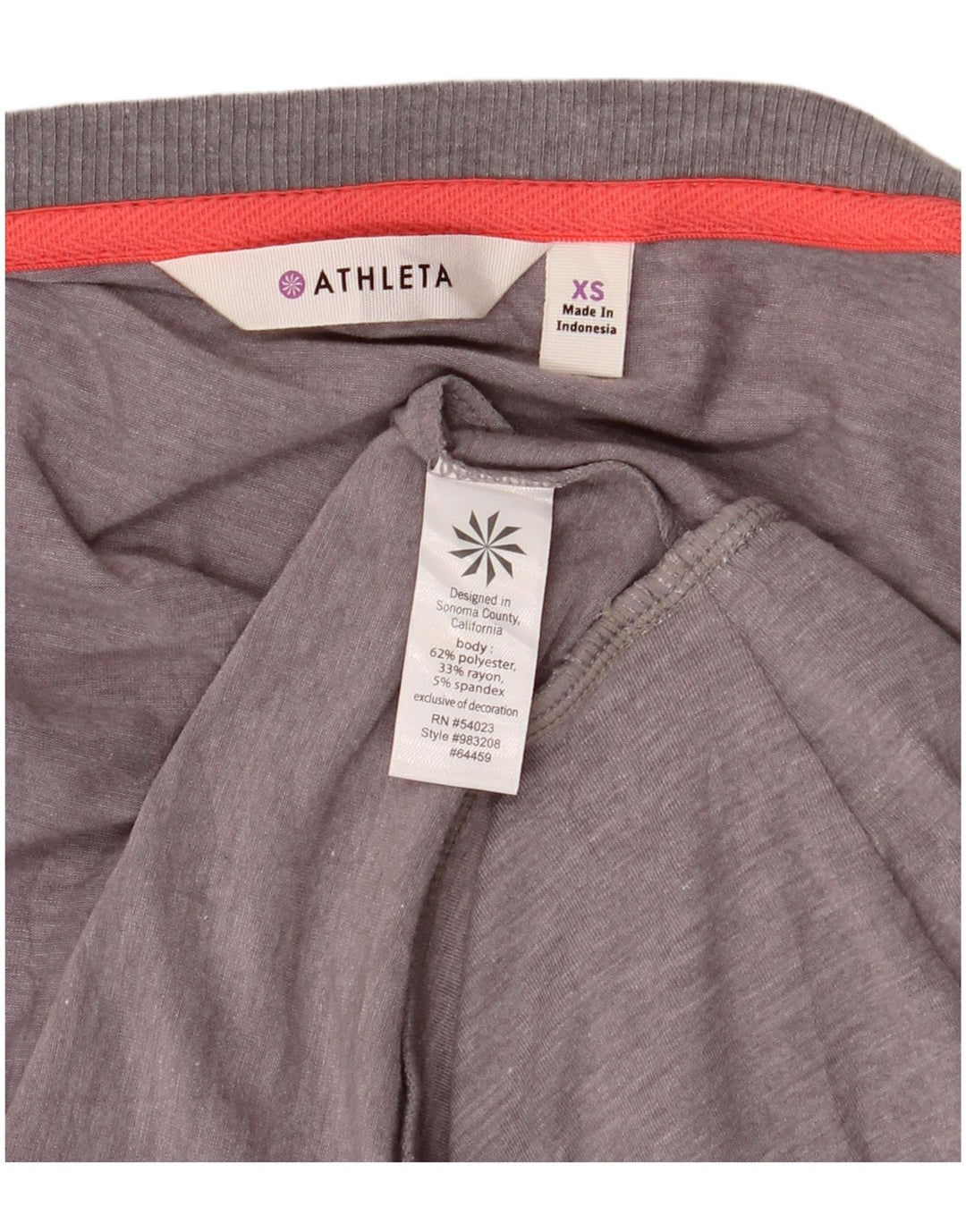 Rochie supradimensionată pentru femei Athleta cu talie scazută UK 6 XS poliester gri