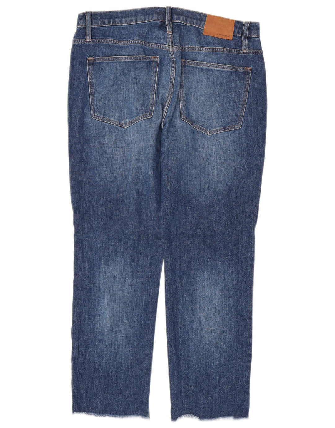 Blugi drepti pentru femei J. CREW L30 L27 Bumbac albastru