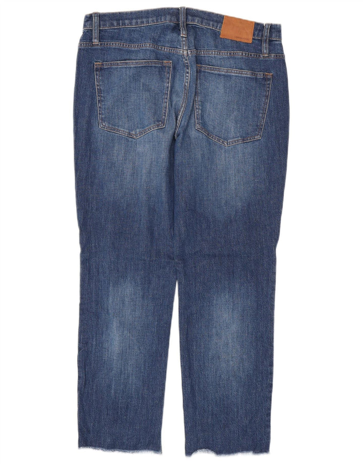 Blugi drepti pentru femei J. CREW L30 L27 Bumbac albastru