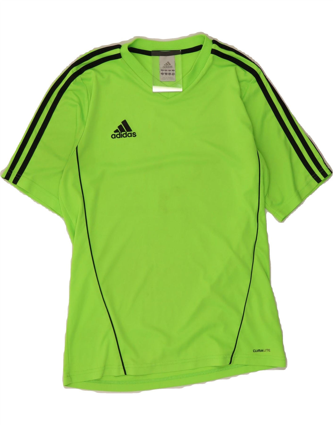 ADIDAS Mens Climalite T-Shirt Top Small Green Polyester Vintage Adidas and Second-Hand Adidas from Messina Hembry 