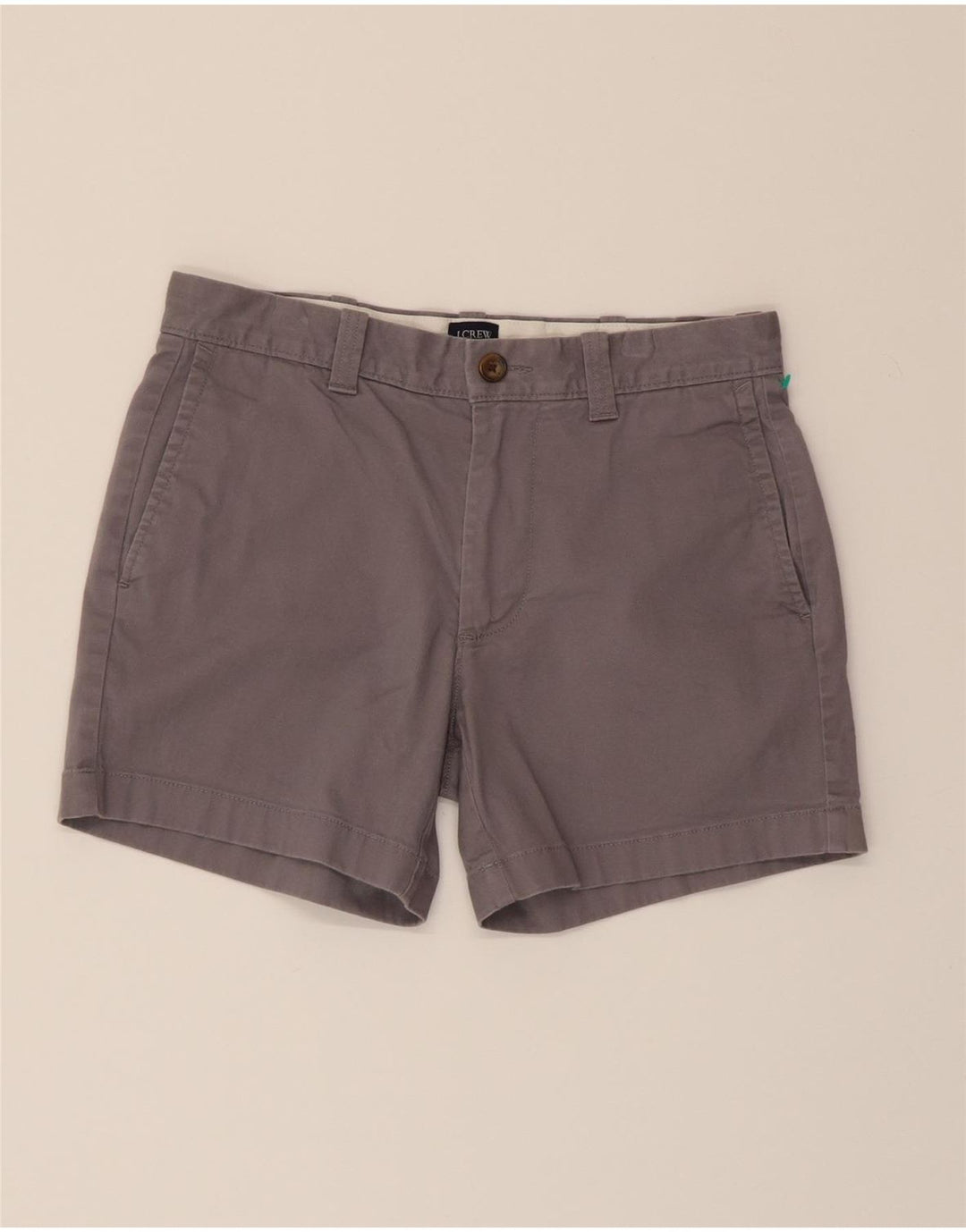J. CREW Womens Chino Shorts W28 Medium Grey Cotton Vintage J. Crew and Second-Hand J. Crew from Messina Hembry 