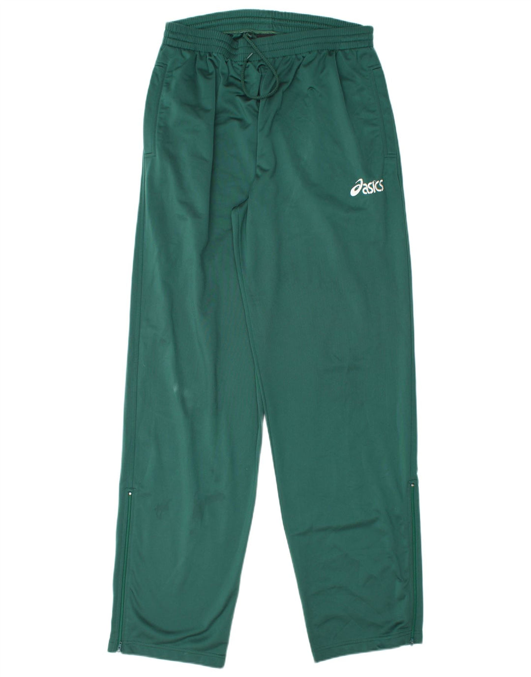 Pantaloni de trening ASICS pentru bărbați, mari, verde, poliester