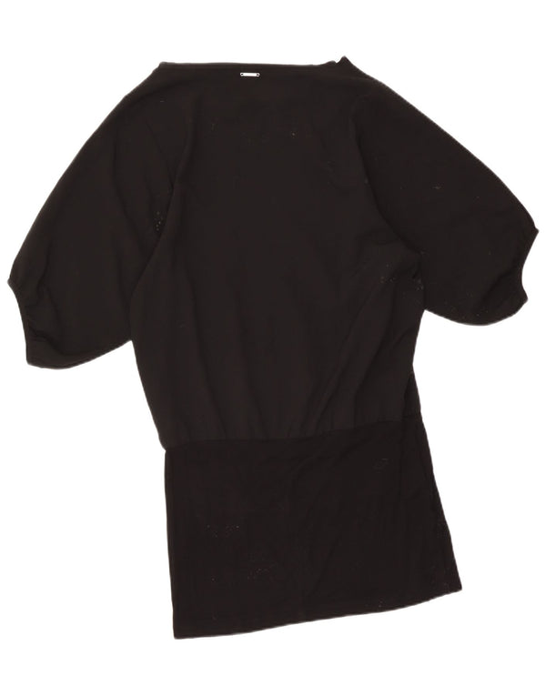 Rochie Gaudi pentru femei cu mâneci 3/4 cu talie scazuta UK 14 Medium Black