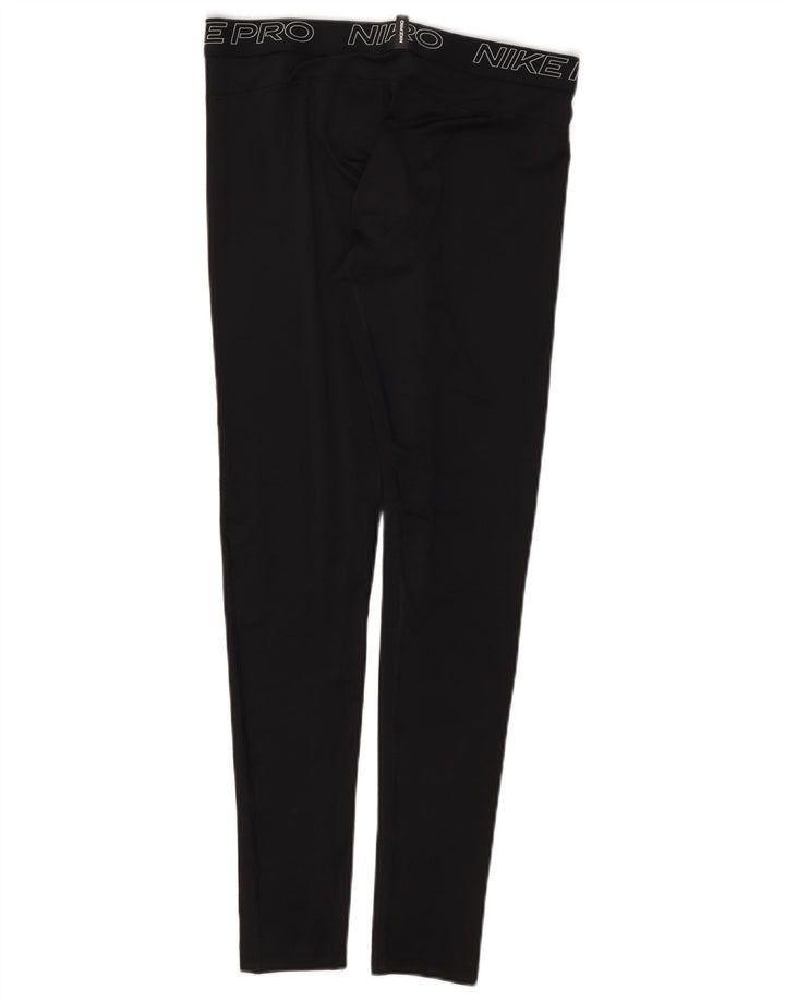 Leggings grafic Nike Dri Fit pentru bărbați, mari, negru, poliester