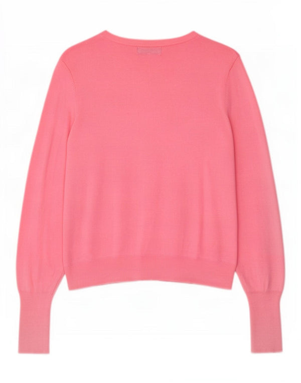 Pulover cardigan pentru femei Marks & Spencer UK 16 mare, roz, viscoză