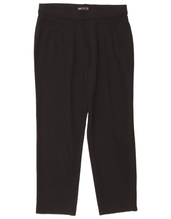 Leggings pentru femei Marks & Spencer UK 16 mare, negru, viscoză