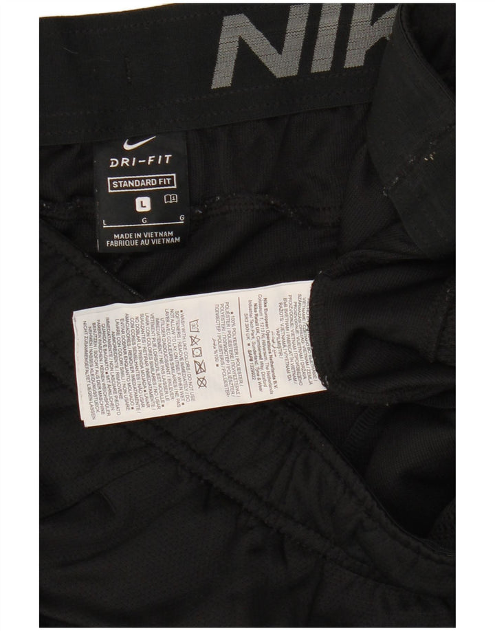 Pantaloni scurți sport standard Nike Dri Fit pentru bărbați, mari, negru, poliester