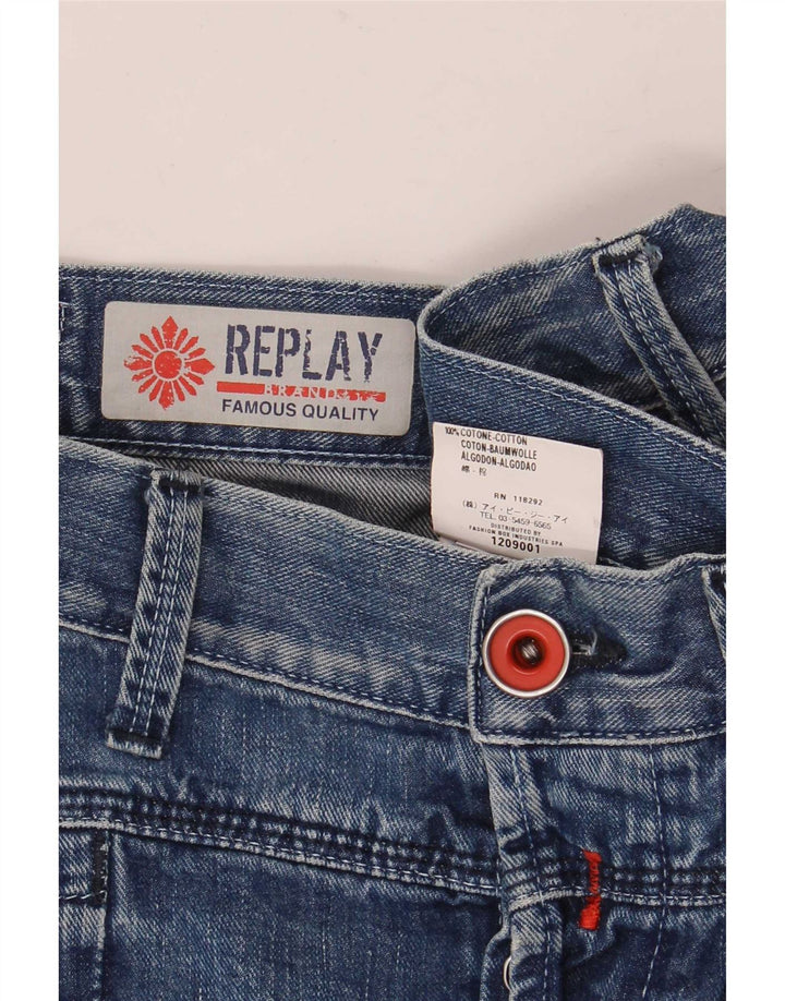 Replay Jeans Bootcut pentru bărbați W33 L36 Bumbac albastru
