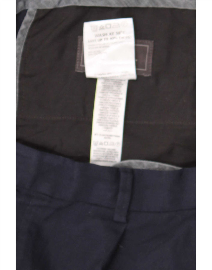 Pantaloni de costum pentru bărbați Marks & Spencer, cu tăiere obișnuită, L36 L31 Lână bleumarin