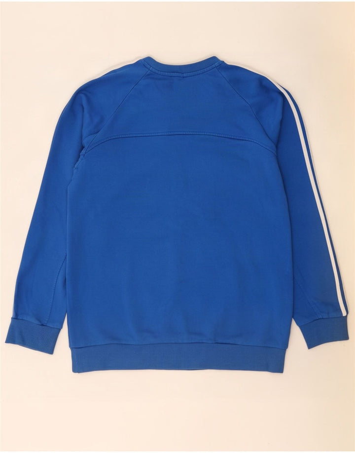 Hanorac pentru bărbați Adidas Jumper mare, albastru, bumbac
