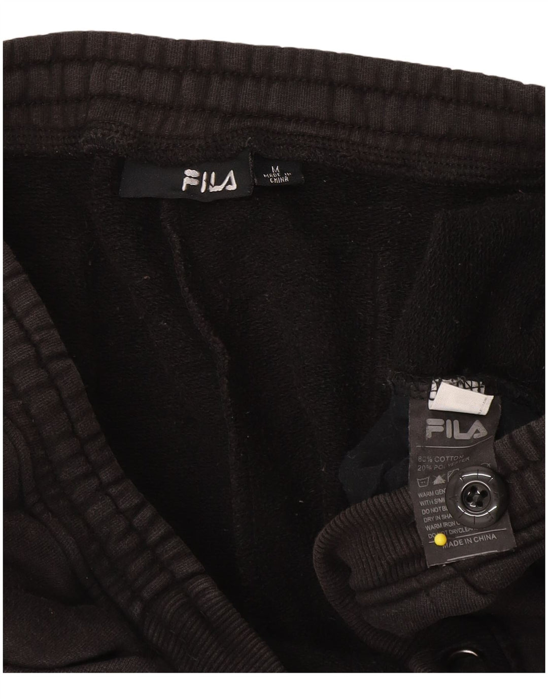 Pantaloni de trening Fila pentru femei UK 14 Medium Black Bumbac
