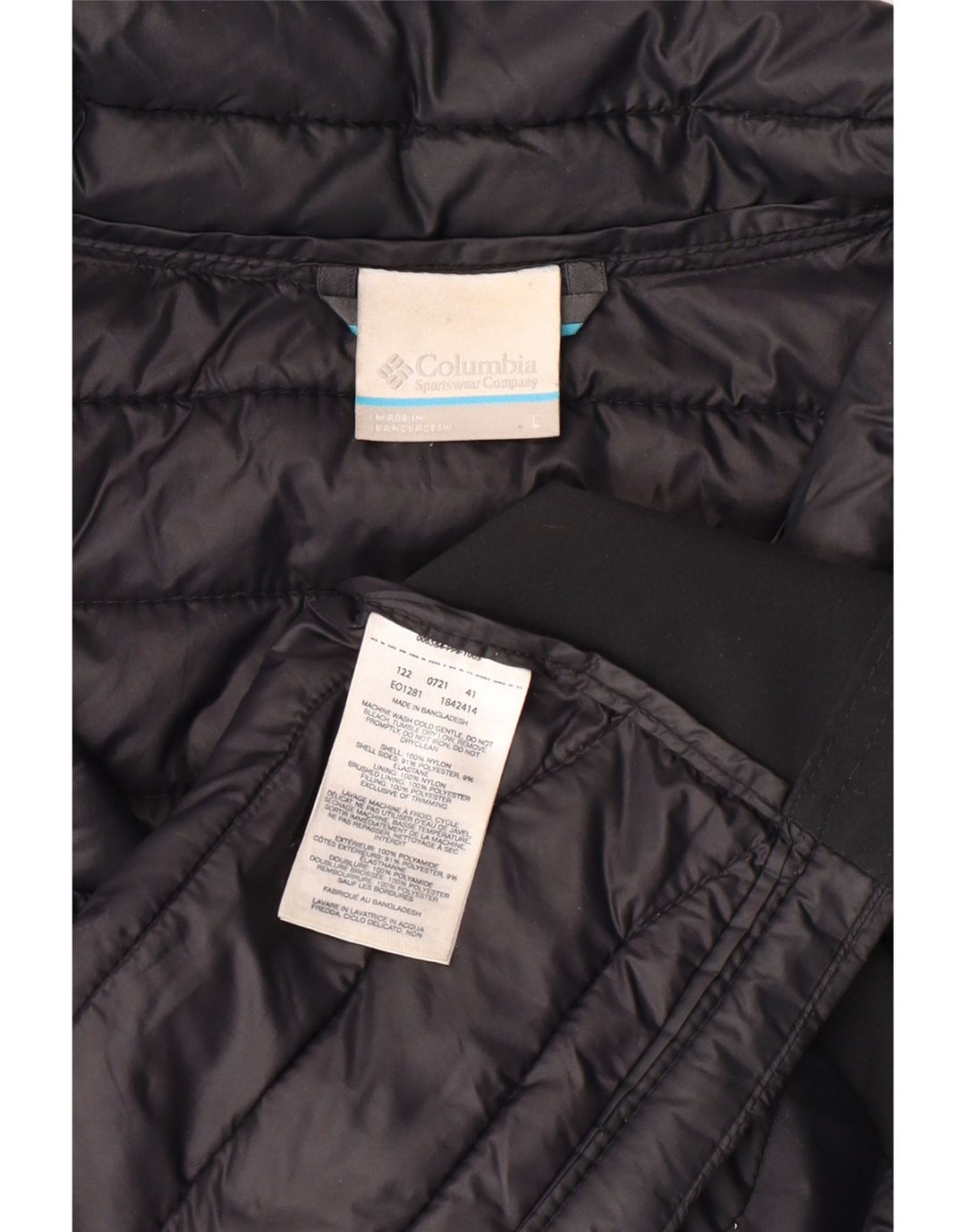 Gilet căptușit pentru bărbați COLUMBIA UK 40, mare, negru, nailon