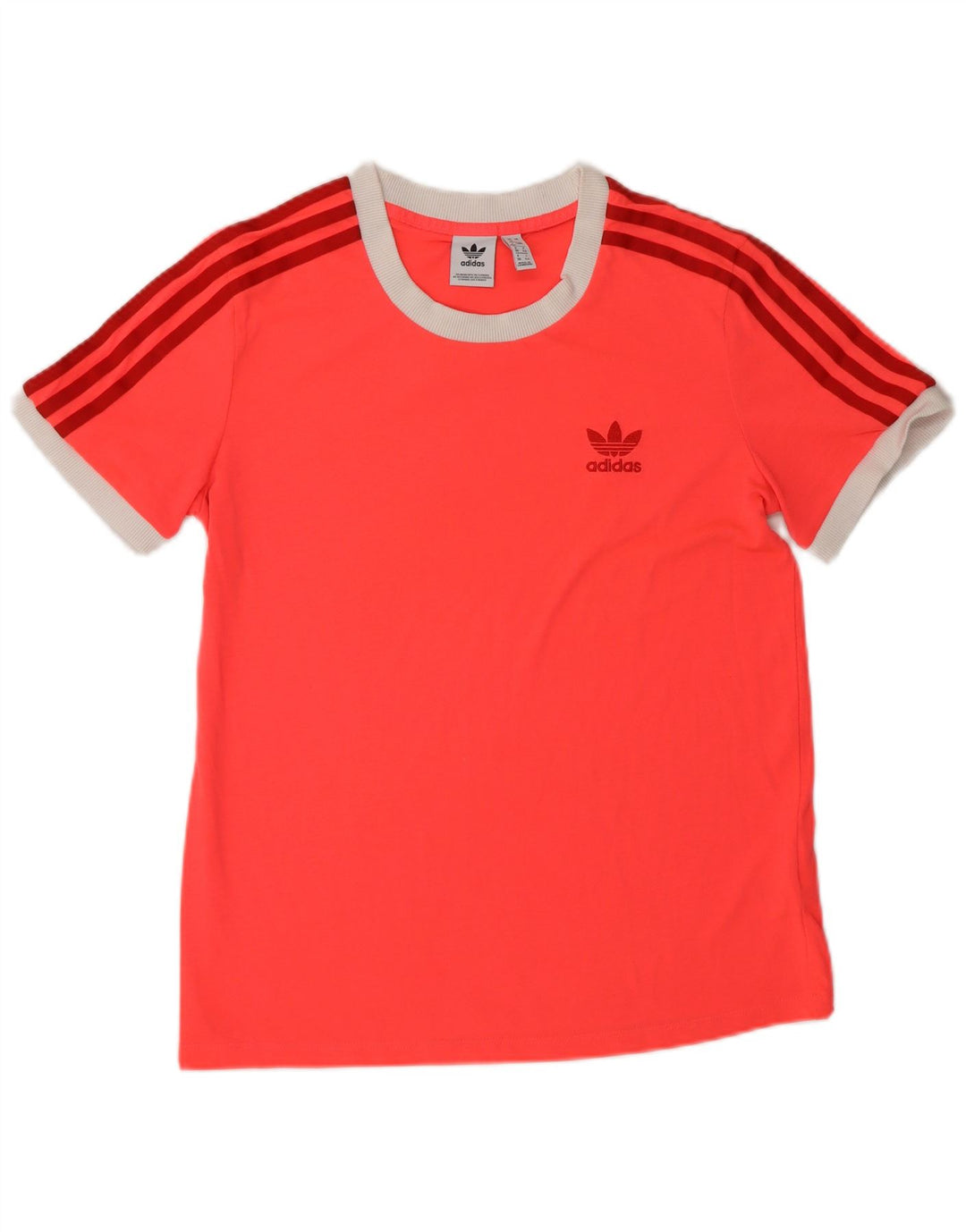 ADIDAS Tricou pentru femei Top UK 12 Poliester portocaliu mediu