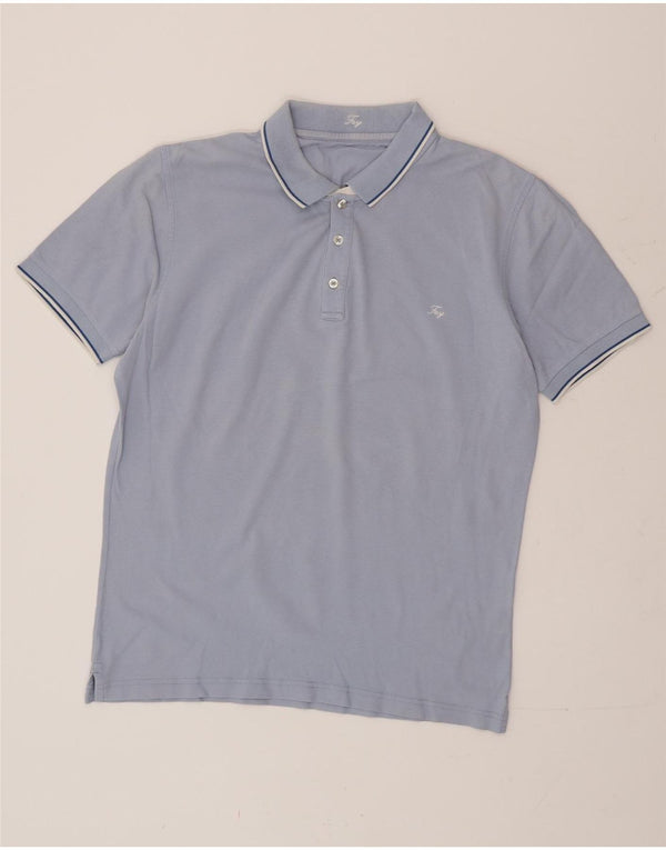 Tricou polo pentru bărbați FAY XL cu dungi albastre