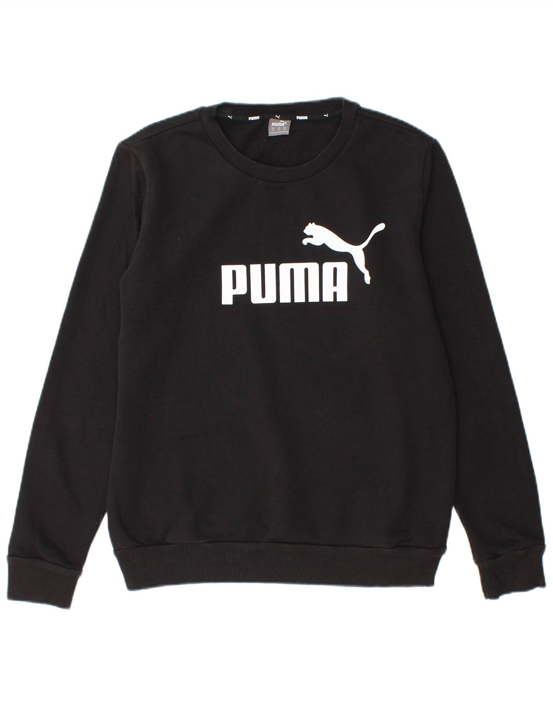 Pulover grafic pentru bărbați Puma, negru mediu