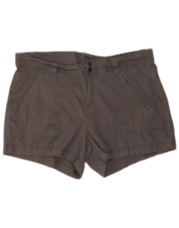 Mountain Warehouse Pantaloni scurți casual pentru femei UK 16 Large W34 Grey Bumbac