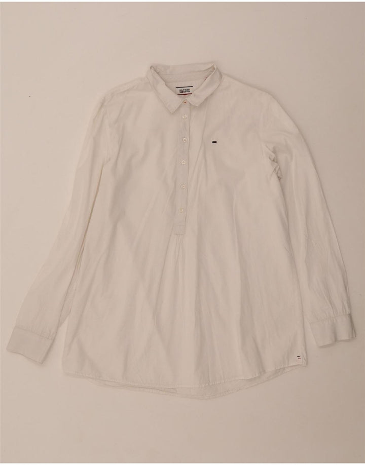 Cămașă pulover pentru femei Tommy Hilfiger UK 16 Large White