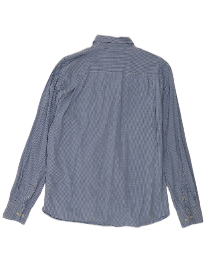 Cămașă pentru bărbați Mistral XL Blue Gingham Bumbac