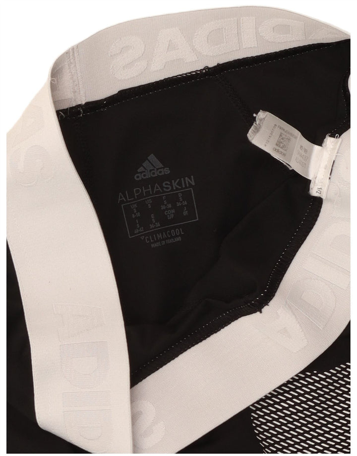 Leggings Adidas Climacool Graphic pentru femei UK 8/10 Small Black