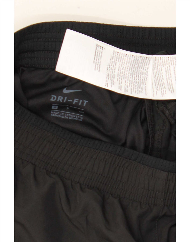 Pantaloni scurți sport Nike Dri Fit pentru femei UK 8 Small Negru Poliester