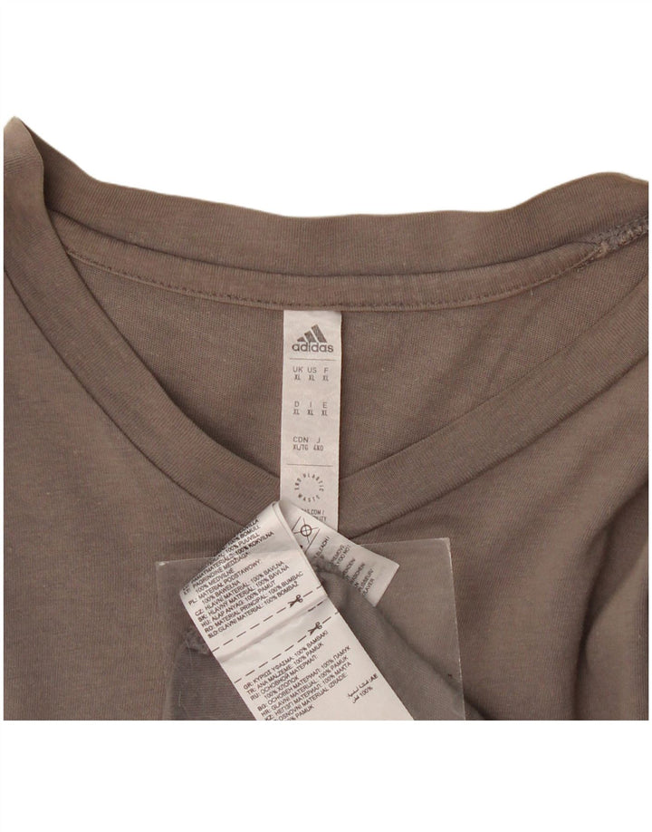 Tricou pentru bărbați Adidas Top XL bumbac gri