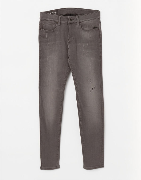 Blugi skinny distressed G-Star Revend pentru bărbați W30 L32 bumbac gri