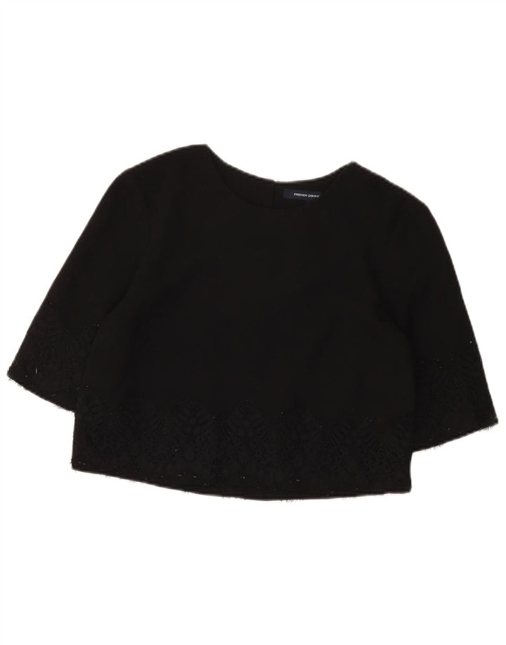 Crop Top pentru femei French Connection UK 8 Poliester negru mic
