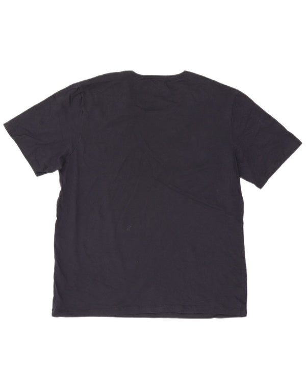 Tricou pentru bărbați Hugo Boss Top XL Bumbac bleumarin