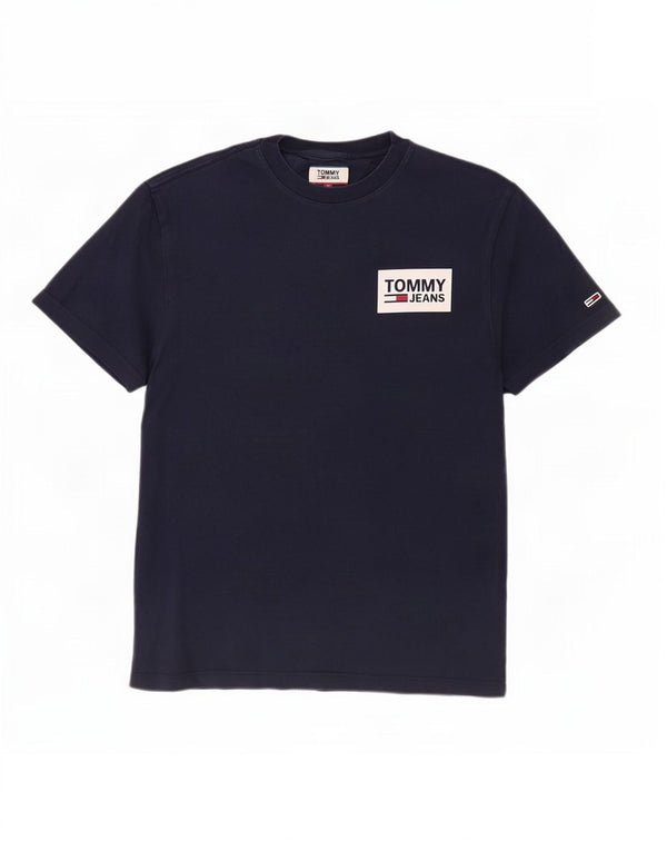Tricou grafic Tommy Hilfiger pentru bărbați Top mic din bumbac bleumarin