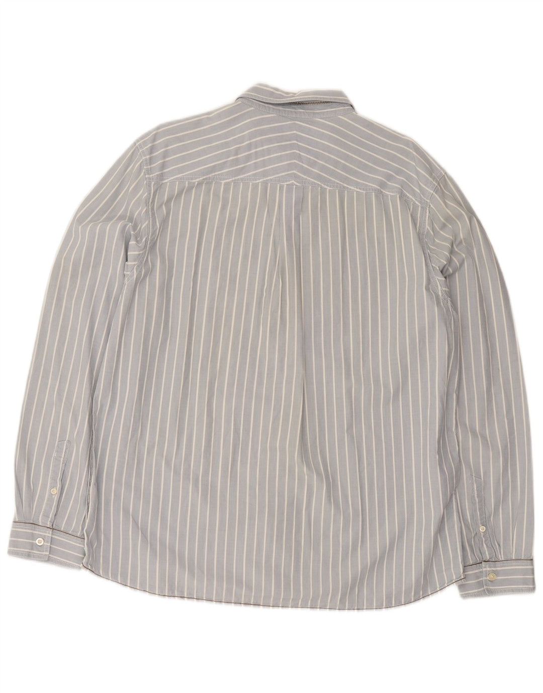 Cămașă pentru bărbați White Stuff Classic Fit 2XL, bumbac cu dungi albastre