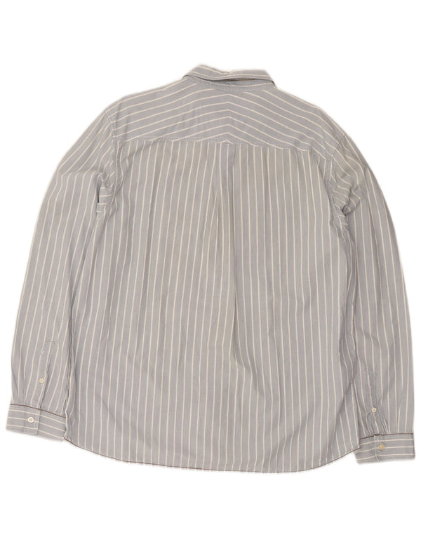 Cămașă pentru bărbați White Stuff Classic Fit 2XL, bumbac cu dungi albastre