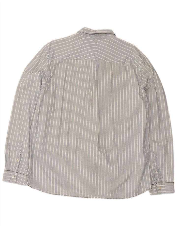 Cămașă pentru bărbați White Stuff Classic Fit 2XL, bumbac cu dungi albastre