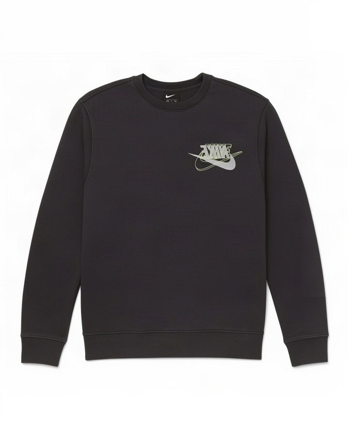 Hanorac grafic pentru bărbați Nike Pulover mic, negru, bumbac