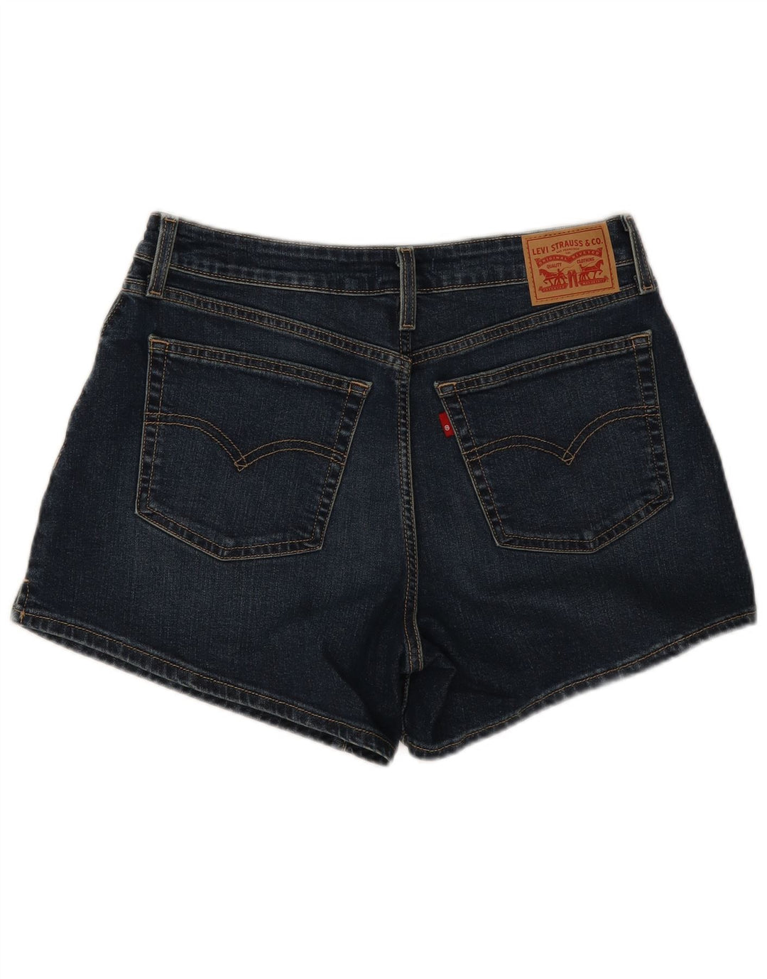 Pantaloni scurți din blugi Levi's pentru femei W30, bumbac albastru mediu