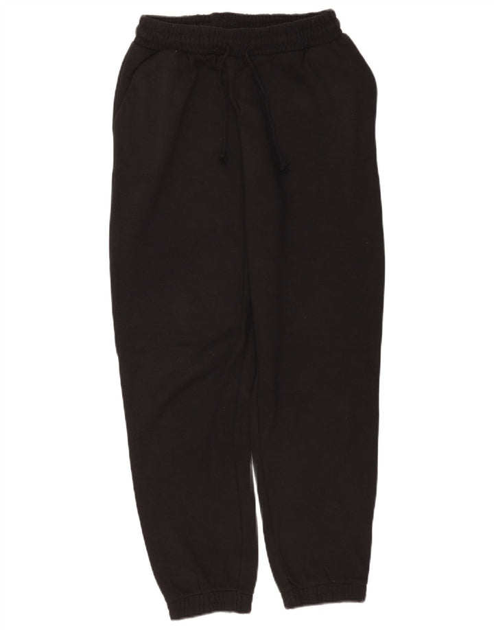 Pantaloni de trening Zara pentru femei Joggeri UK 12 Poliester mediu negru