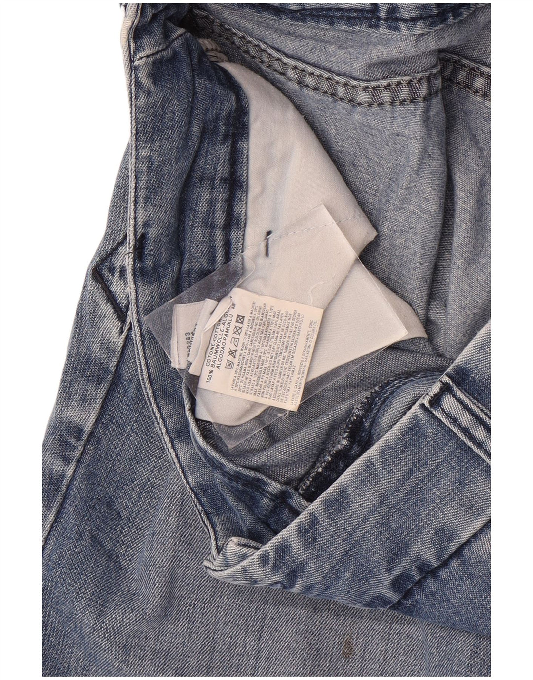 Pantaloni scurți din denim pentru bărbați Diesel W31, bumbac albastru mediu