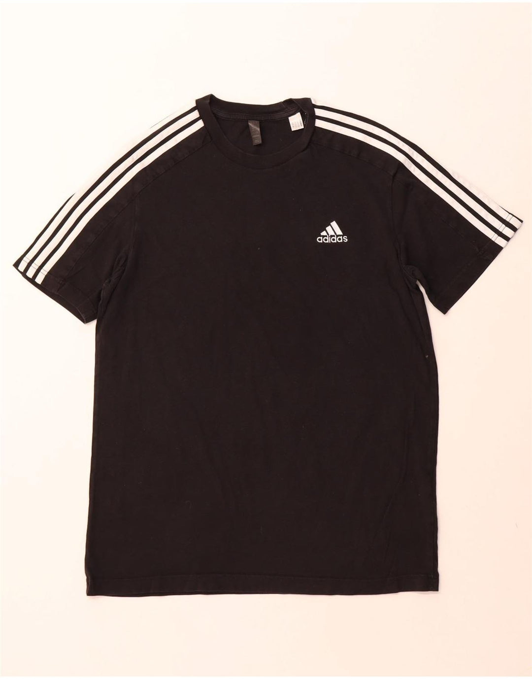 Tricou pentru bărbați ADIDAS Top mediu negru bumbac