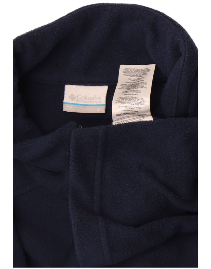 Jachetă fleece Columbia pentru bărbați UK 42 XL bleumarin poliester