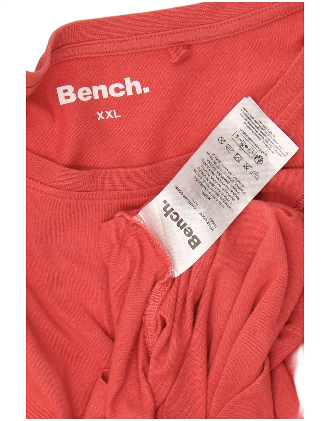 BENCH Tricou pentru femei Top UK 20 2XL Bumbac roșu