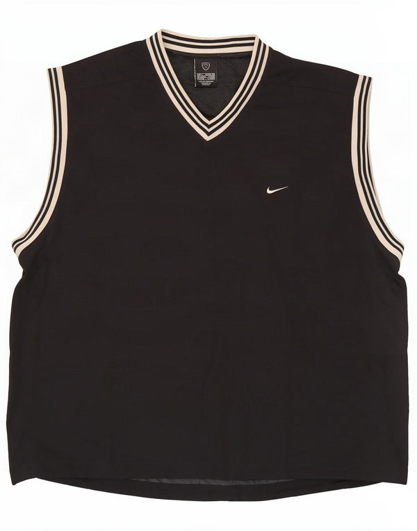 Vestă pentru bărbați Nike UK 42/44 Large Nylon, negru