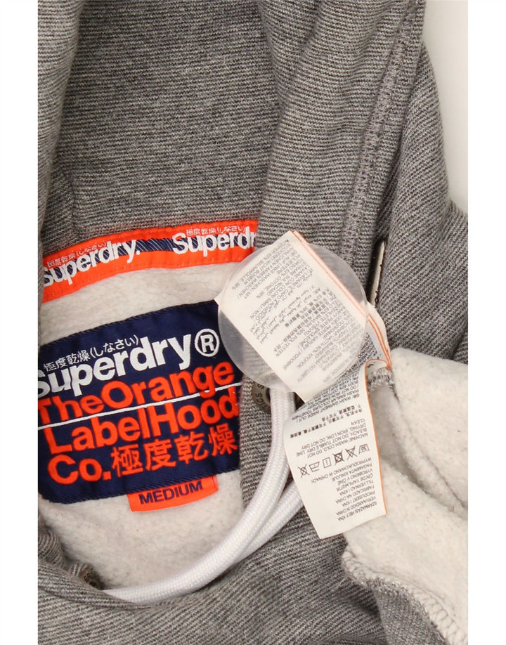 Pulover Superdry pentru bărbați, bumbac, gri mediu