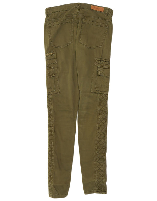 Pantaloni cargo skinny Trafaluc pentru femei Zara EU 36 XS W26 L31 kaki
